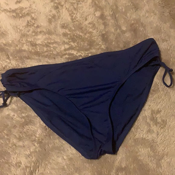 Navy Blue Ruched Tankini - Picture 6 of 10